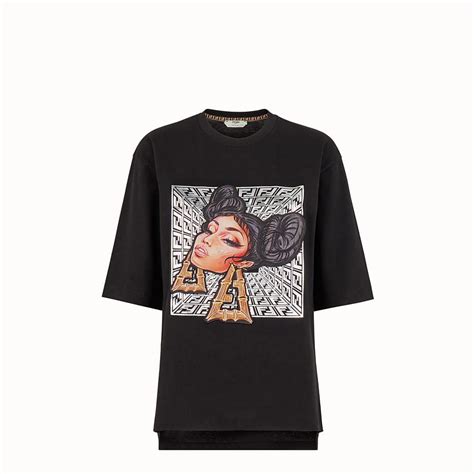 fendi nicki minaj t shirt|Nicki Minaj Fendi prints collection.